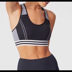 Marika black and white sports bra, NWT